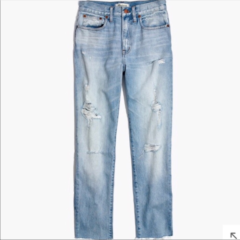 madewell perfect vintage jean // distressed NWOT